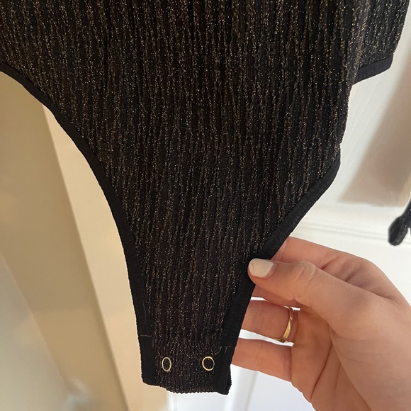 Free People Intimately Sprinkled in Gold Bodysuit - Picture 8 of 9